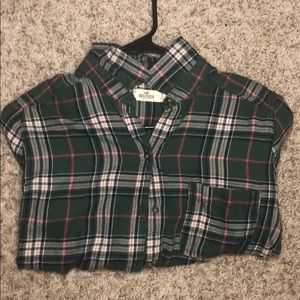 Hollister flannel size small